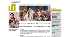Desktop Screenshot of generationenakademie.ch